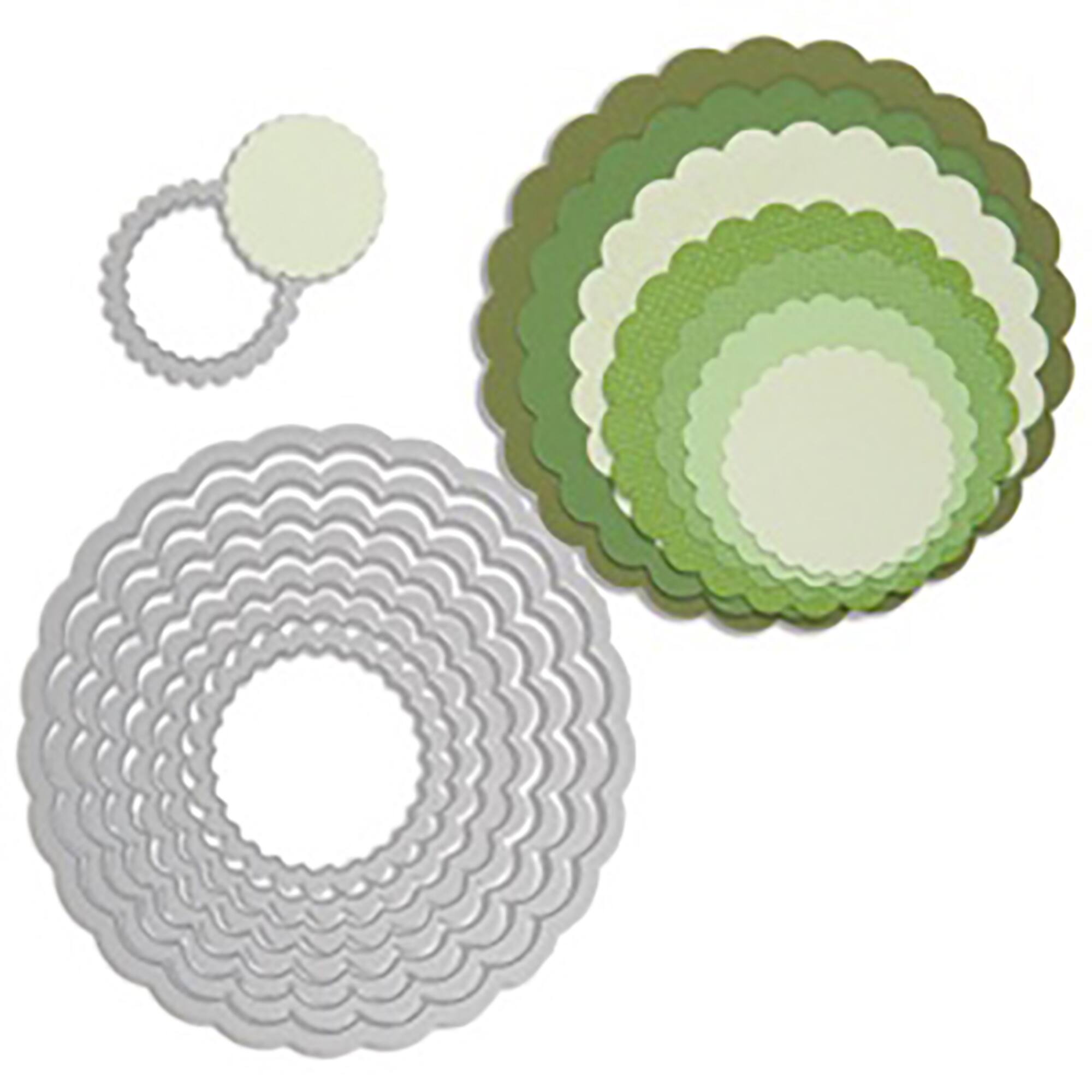 Sizzix® Framelits™ Scallop Circles Die Set
